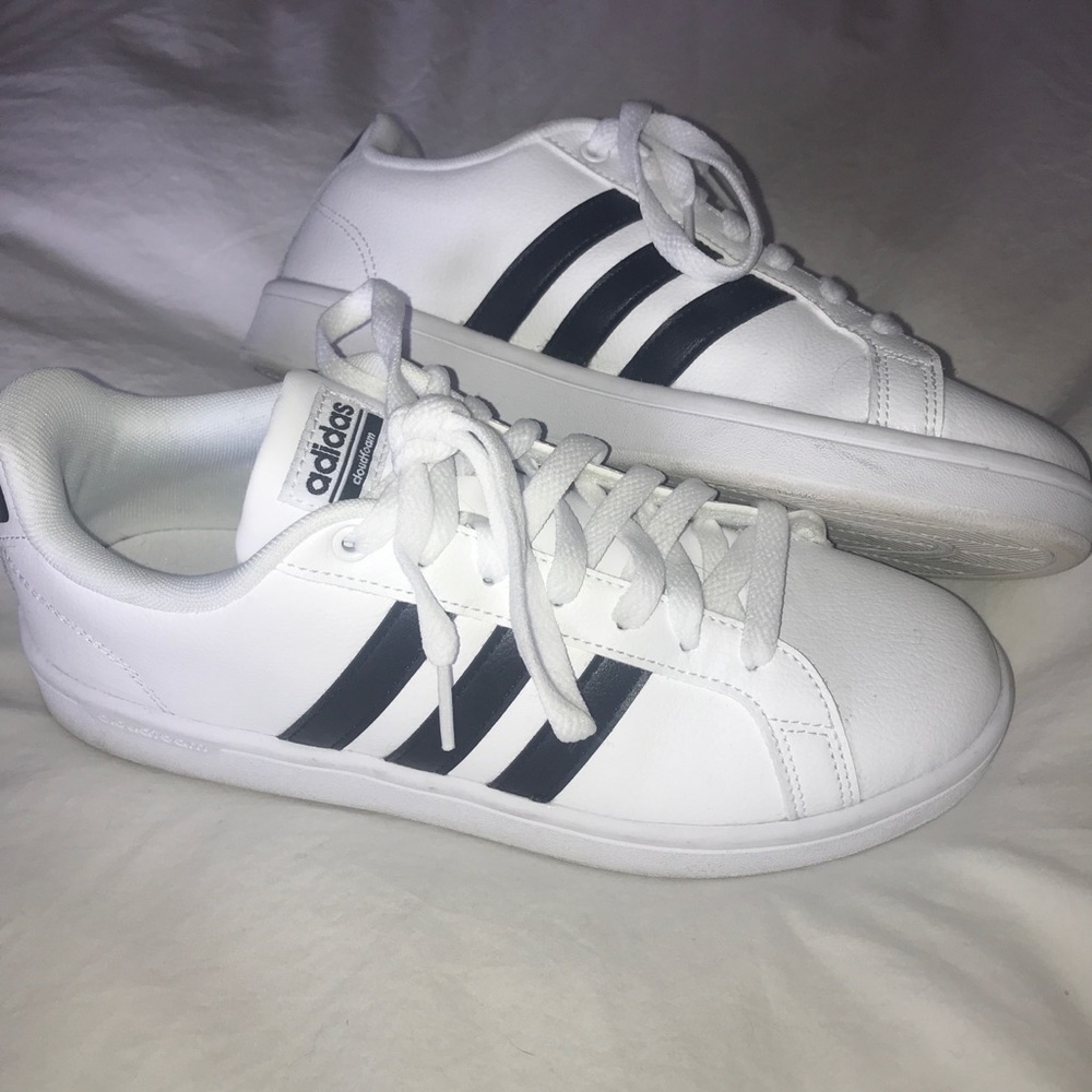 White adidas sneakers